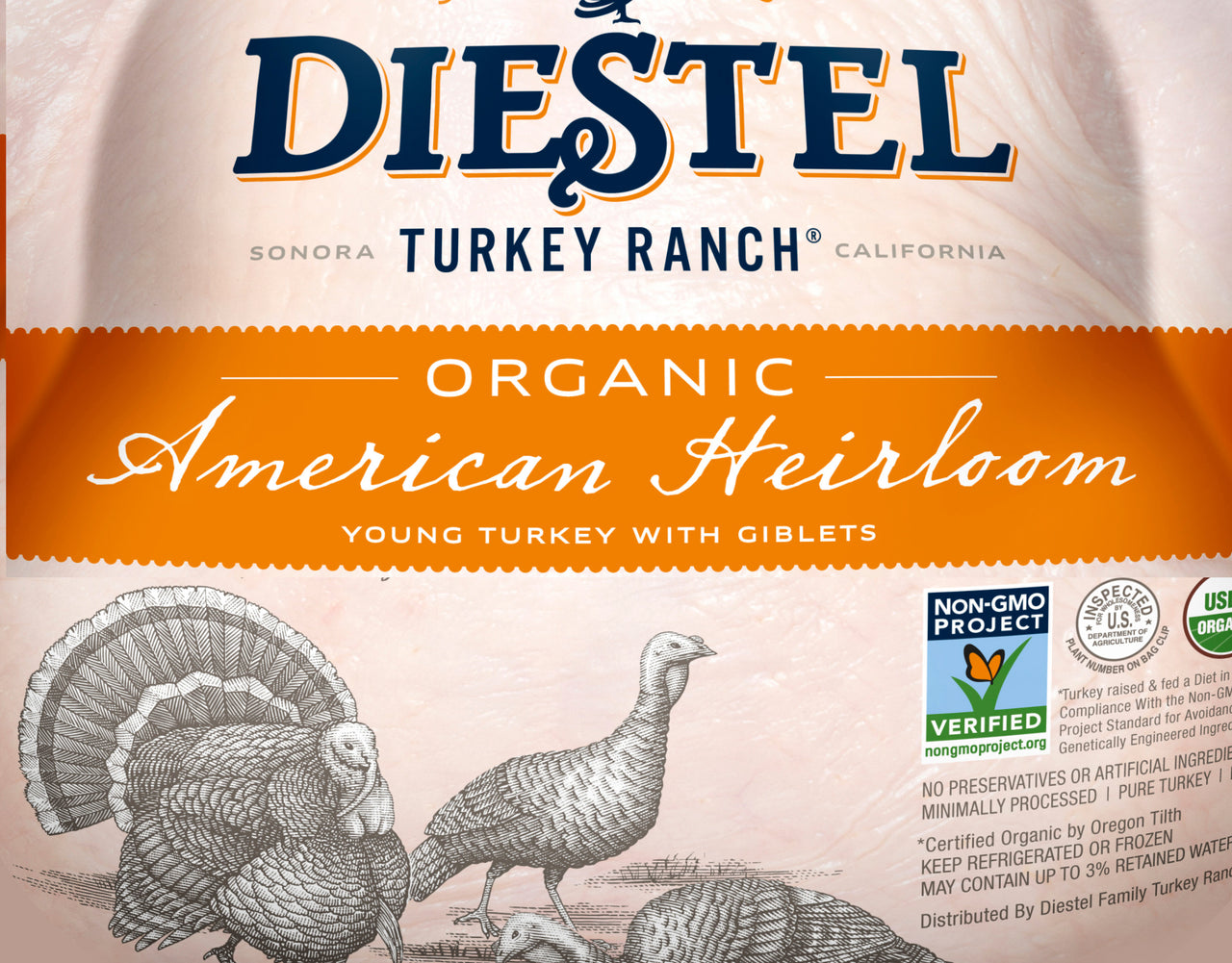 Diestel Organic Heirloom Whole Turkey, 10 - 12 lbs  --  $6.99/LB