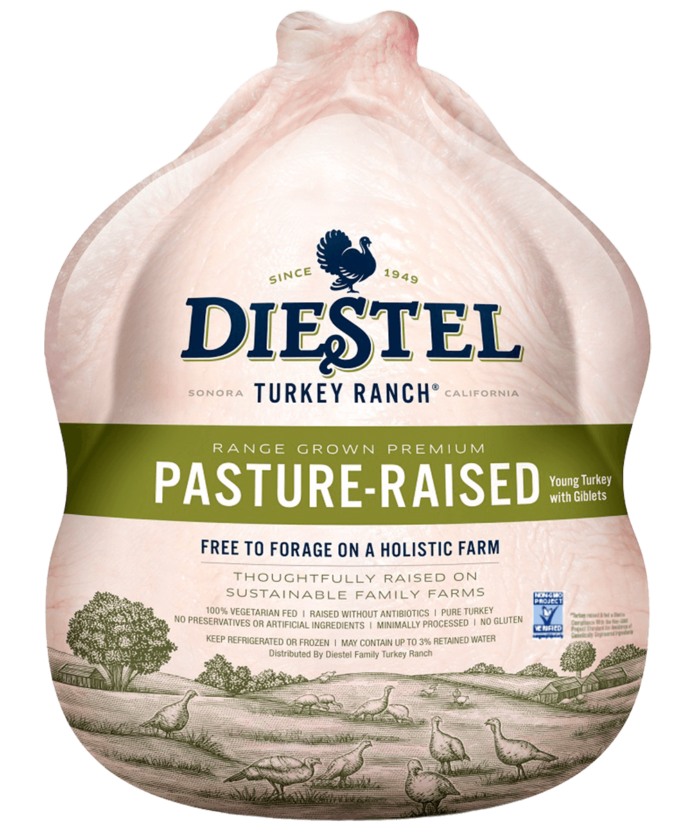 Diestel Non GMO Regeneratively Raised (Pastured) Whole Turkey, 10 - 12 lbs  --  $7.99/LB
